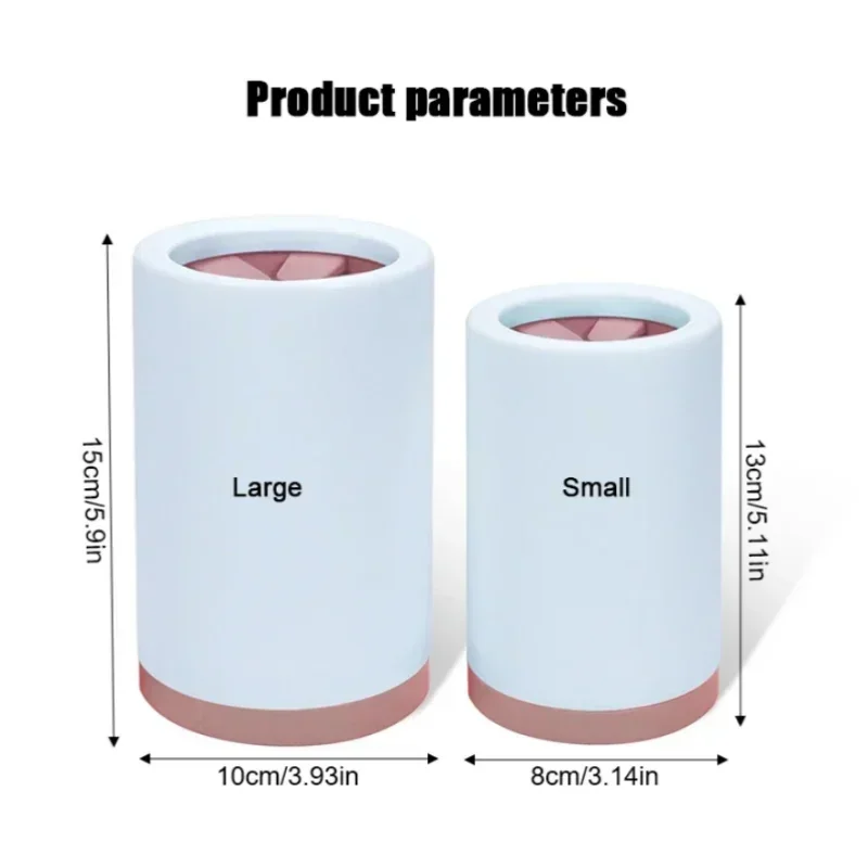 Lavadora de Patas para Cães e Gatos com Escova de Silicone Removível - Imagem 2
