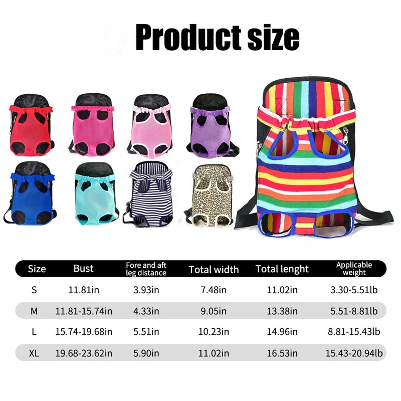 Mochila Transportadora para Cães e Gatos de Nylon Lavável com Alças Ajustáveis - Imagem 5