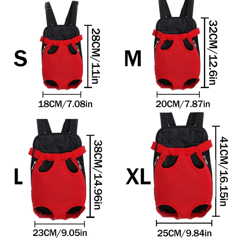 Mochila Transportadora para Cães e Gatos de Nylon Lavável com Alças Ajustáveis - Imagem 4