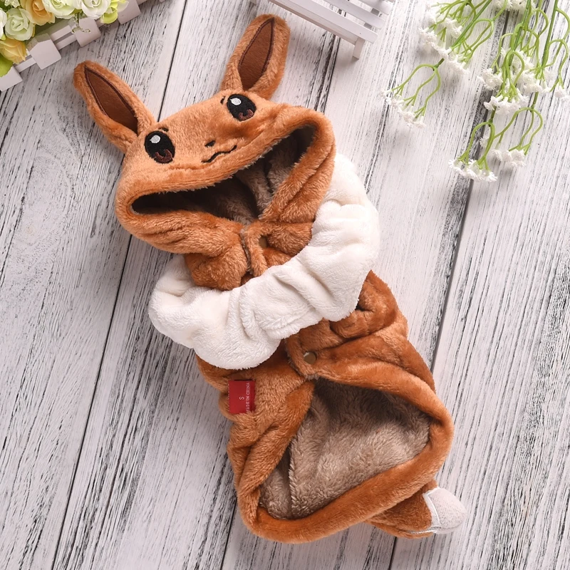 Roupa de Cachorro para Cães Pequenos de Fleece com Desenho Animado - Imagem 4