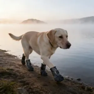 botas impermeáveis para cães cano alto