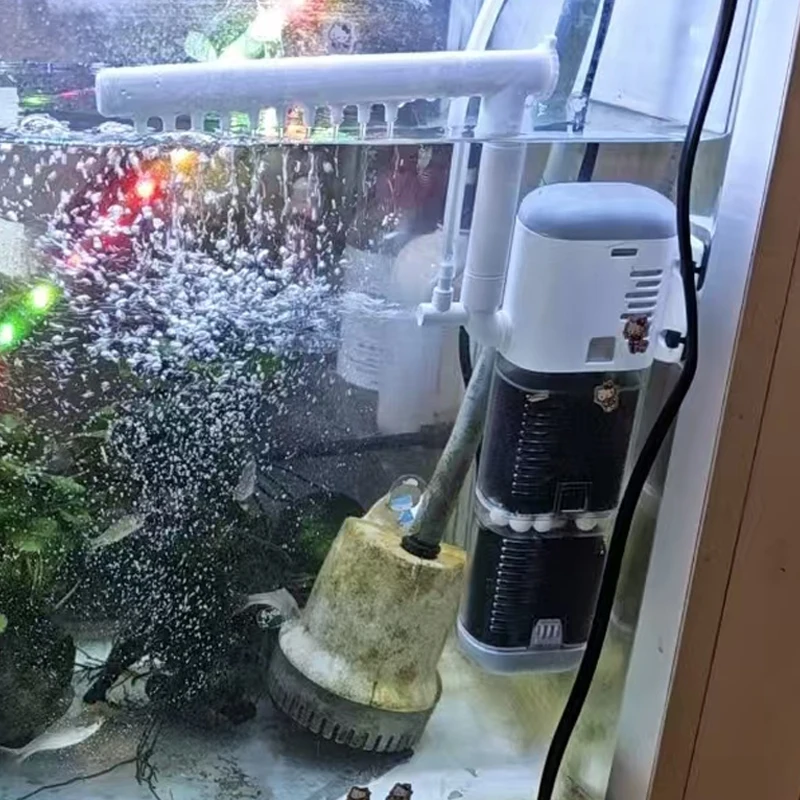 Bomba de Aquário Multifuncional 8W com Filtragem e Oxigenação - Imagem 6