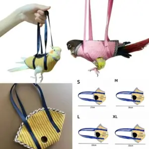 mochila transportadora para pássaros