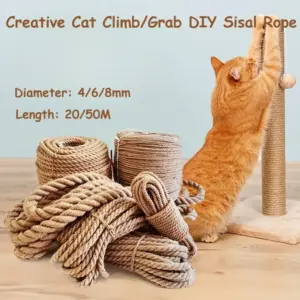 corda de sisal para gato 4mm