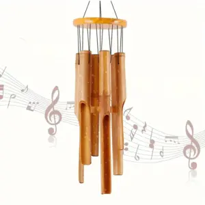 sino de vento memorial pet bambu