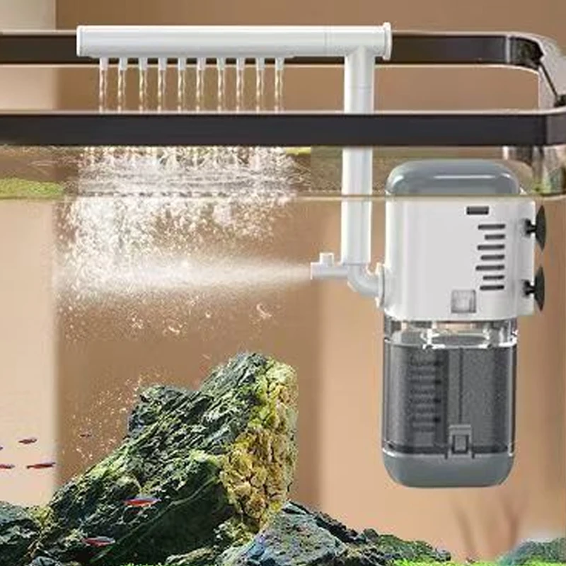 bomba de aquário multifuncional 8w