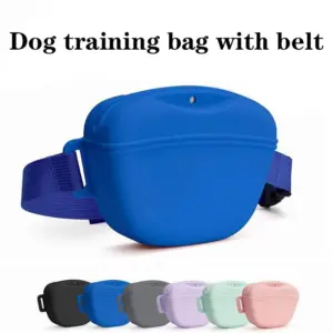 bolsa de petiscos para cães com cinto