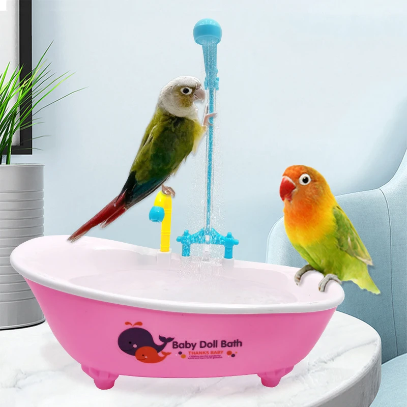 Banheira Automática para Pássaros de Plástico com Chuveiro Elétrico - Imagem 5