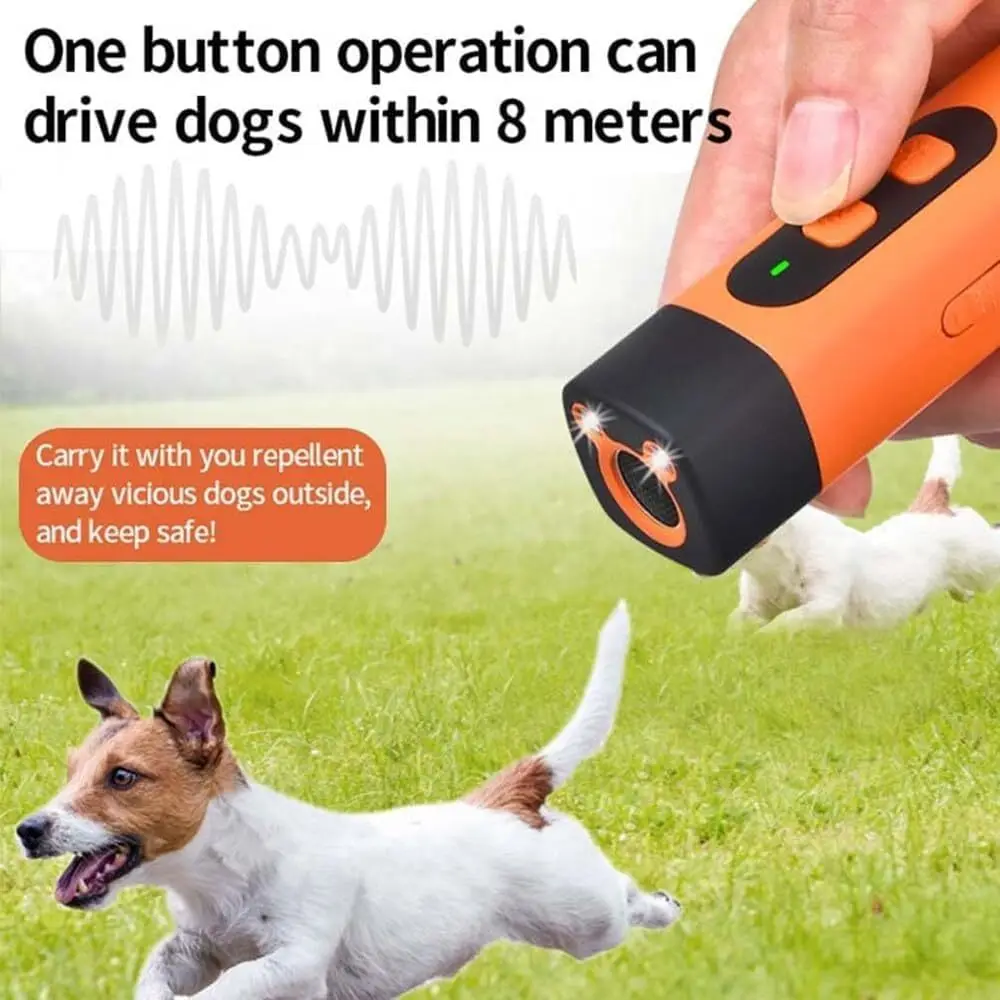 Dispositivo Ultrassônico para Cães com Lanterna LED Recarregável - Imagem 3