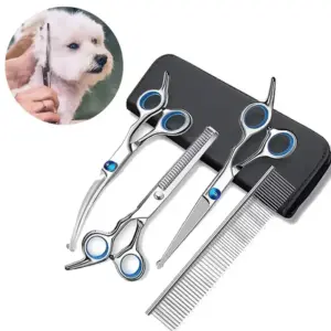 tesoura de tosa para cães com ponta redonda