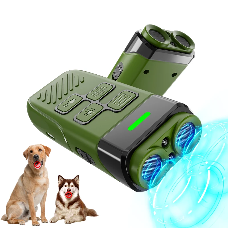 Dispositivo Ultrassônico para Cães Recarregável USB com Lanterna LED - Imagem 2