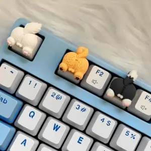 keycap corgi para teclado mecânico