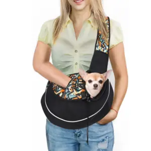 mochila de transporte oxford para cães e gatos pequenos