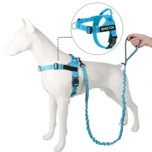 coleira peitoral ajustável para cães