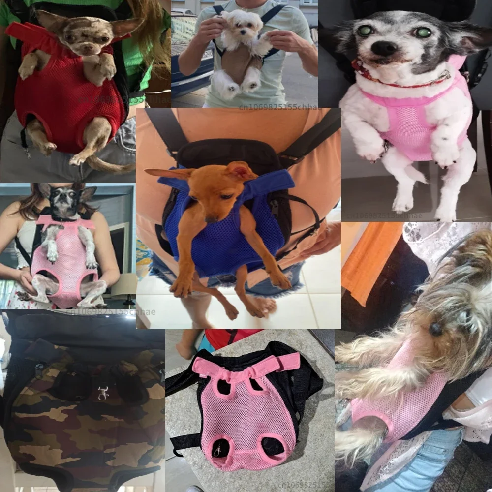 Mochila Transportadora para Cães e Gatos de Nylon Lavável com Alças Ajustáveis - Imagem 2