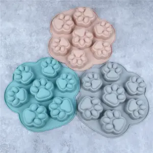 molde de silicone para doces de cães e gatos